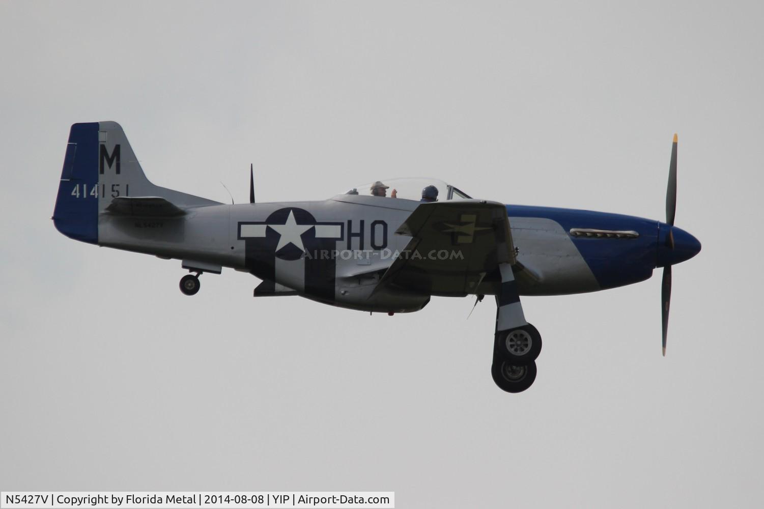 N5427V, 1944 North American F-51D Mustang C/N 44-72942, Petie 2nd