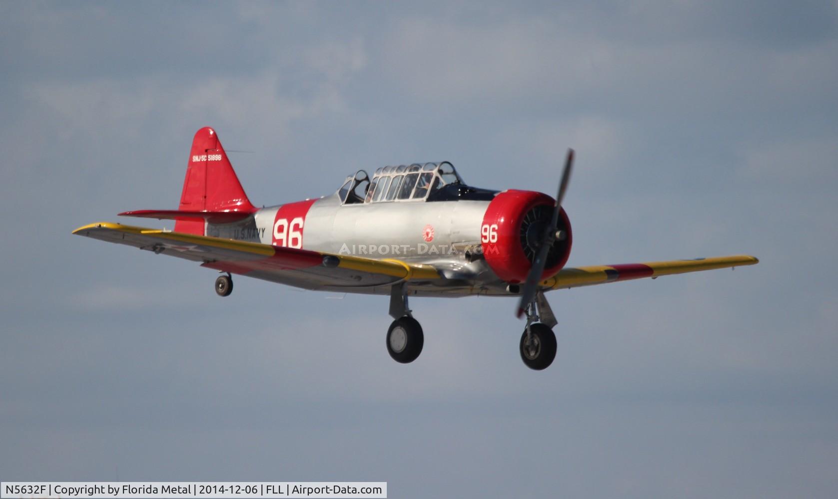 N5632F, North American SNJ-5C Texan Texan C/N 88-14934, SNJ-5C