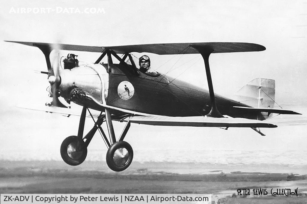 ZK-ADV, 1934 Tui Sports  C/N Not found ZK-ADV, Fred A N North, Auckland 1935