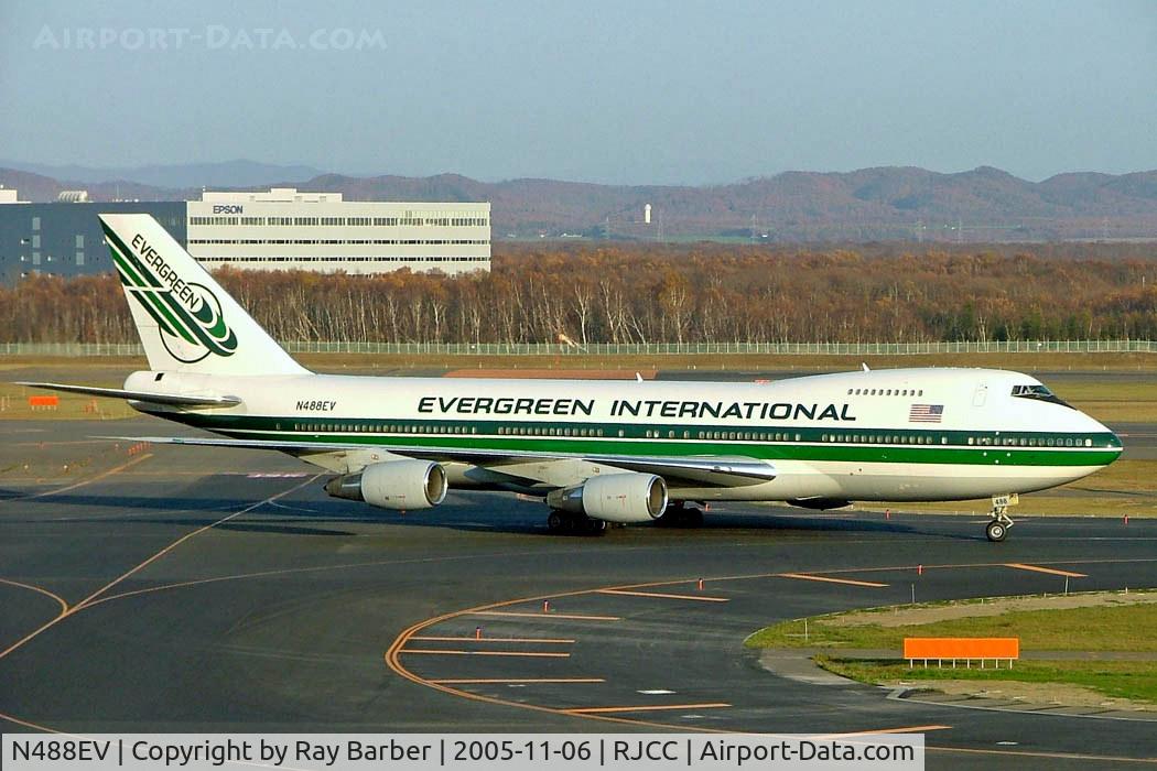 N488EV, 1985 Boeing 747-230BF C/N 23287, Boeing 747-230BF [23287] (Evergreen International Airlines) Sapporo~JA 06/11/2005