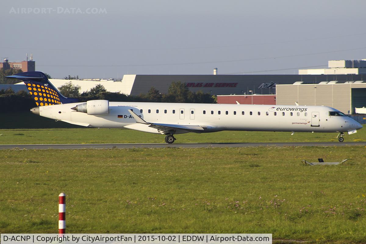 D-ACNP, 2010 Bombardier CRJ-900LR (CL-600-2D24) C/N 15259, take-off Rwy 27