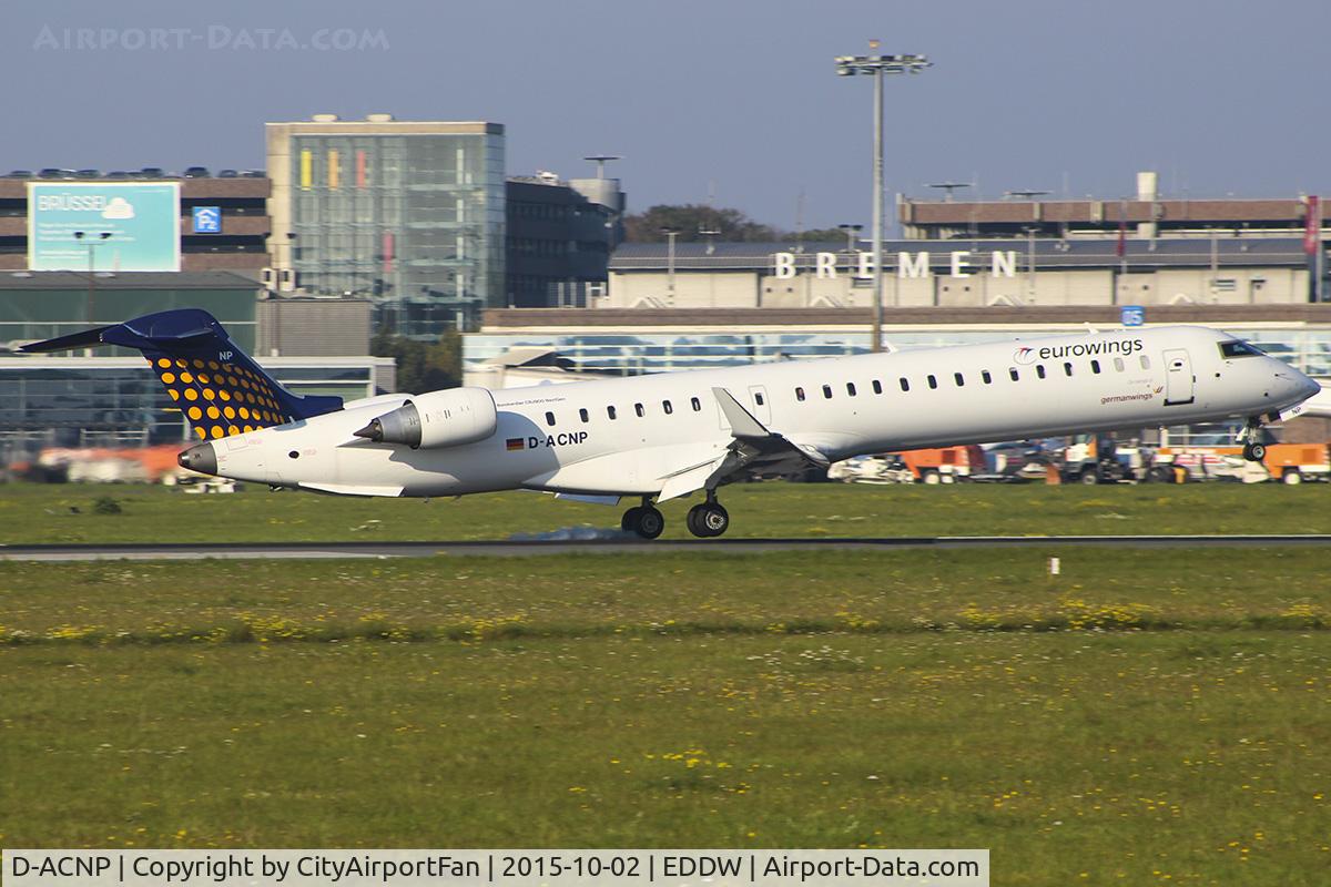 D-ACNP, 2010 Bombardier CRJ-900LR (CL-600-2D24) C/N 15259, landing 27