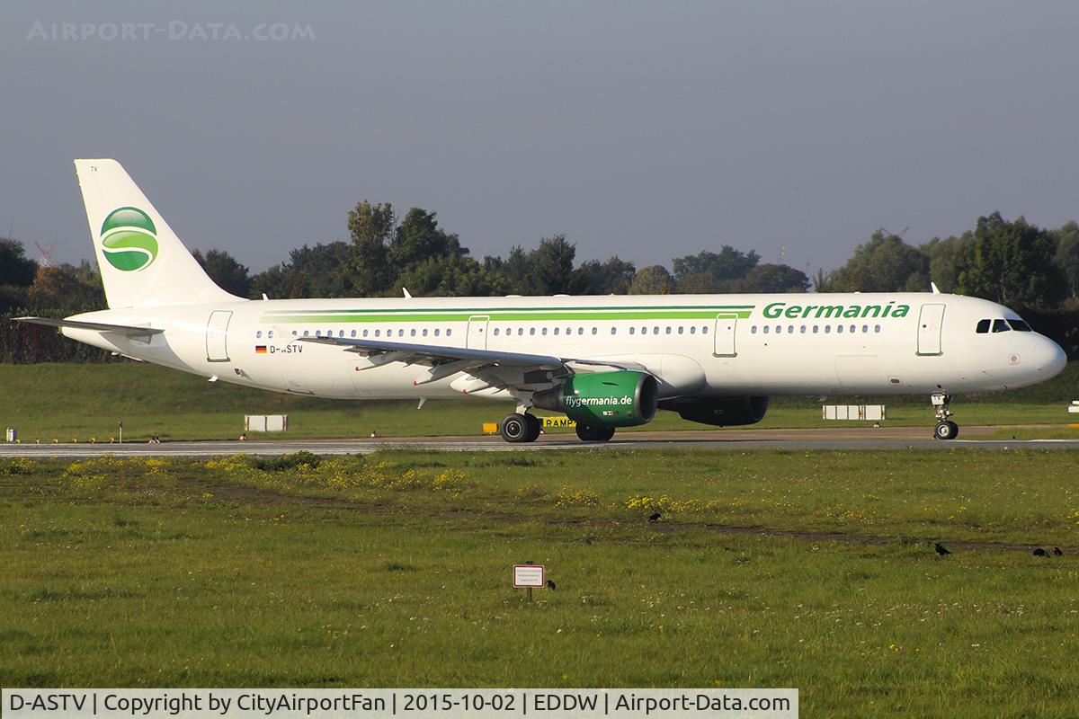 D-ASTV, 1999 Airbus A321-211 C/N 995, Germania (GMI/ST)