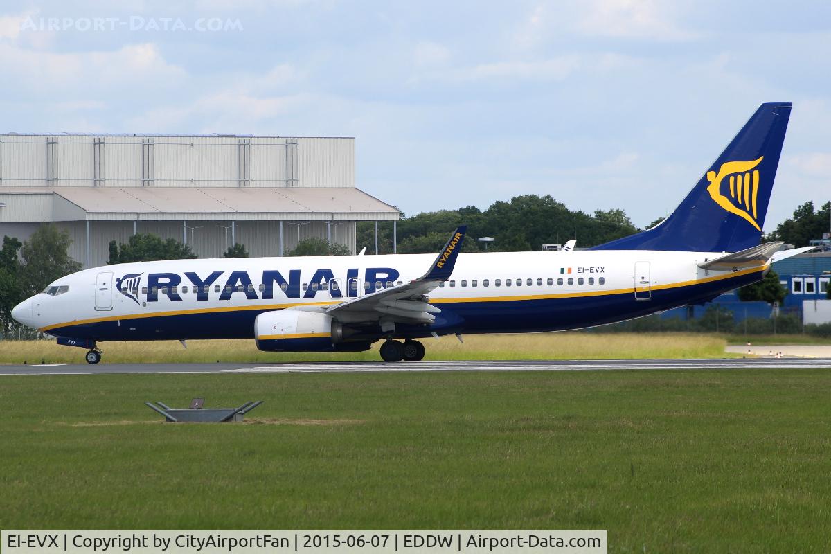 EI-EVX, 2012 Boeing 737-8AS C/N 40317, Ryanair (RYR/FR)