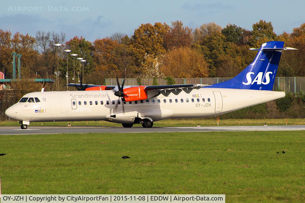 OY-JZH, 2014 ATR 72-212A C/N 1177, Scandinavian Airlines (SAS/SK)