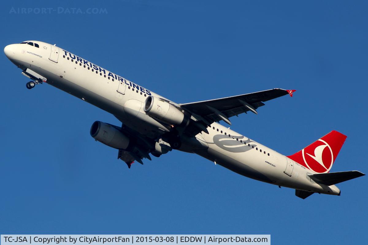 TC-JSA, 2012 Airbus A321-231 C/N 5154, Turkish Airlines (THY/TK)