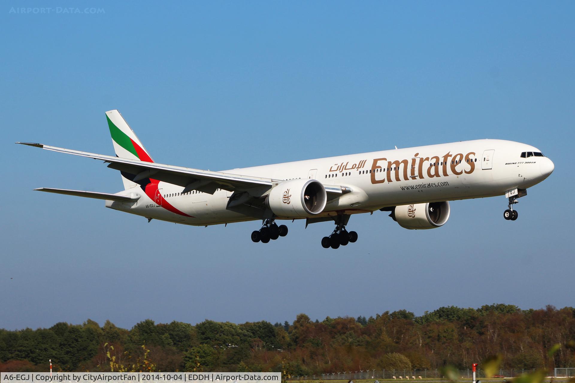 A6-EGJ, 2011 Boeing 777-31H/ER C/N 38989, Emirates (UAE/EK)