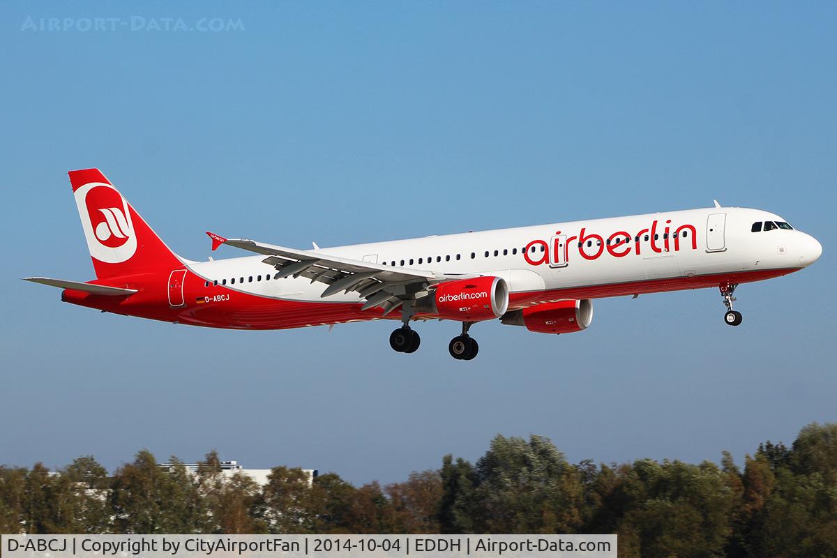 D-ABCJ, 2012 Airbus A321-211 C/N 5126, Air Berlin (BER/AB)