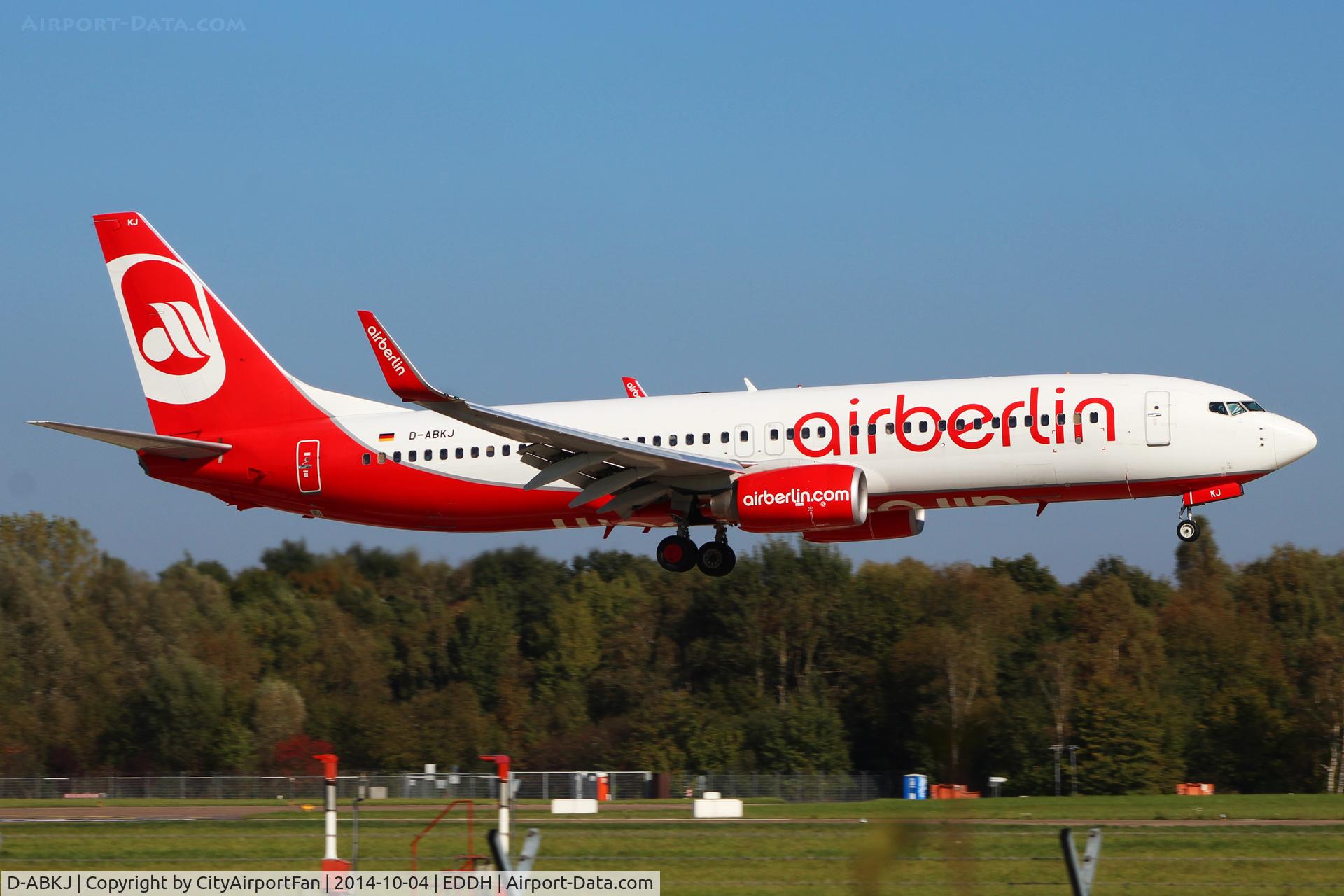 D-ABKJ, 2010 Boeing 737-86J C/N 37749, Air Berlin (BER/AB)