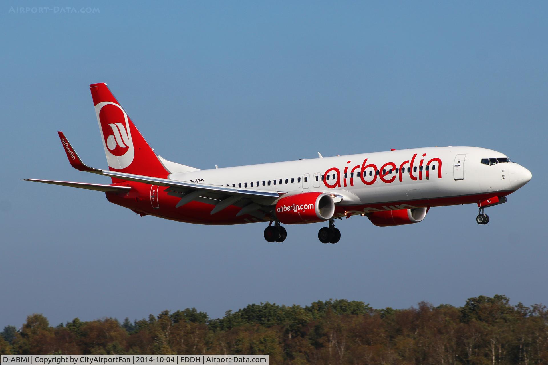 D-ABMI, 2012 Boeing 737-86J C/N 37770, Air Berlin (BER/AB)