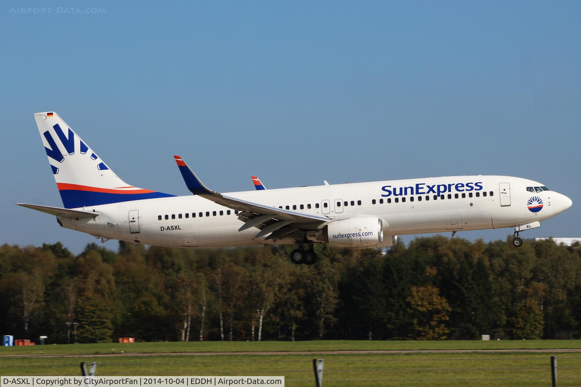 D-ASXL, 2010 Boeing 737-8EH C/N 35835, SunExpress Deutschland (SXD/XG)