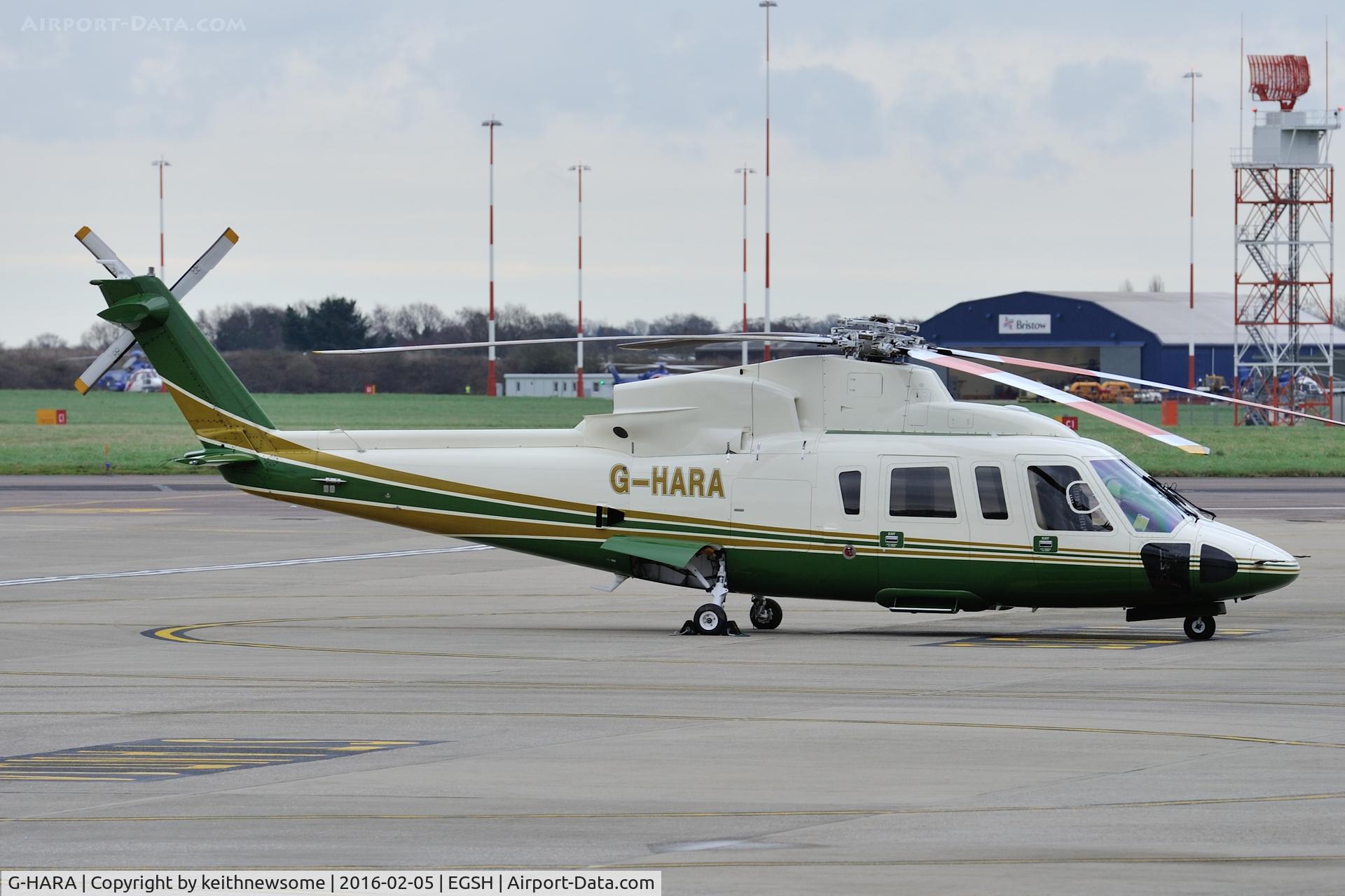 G-HARA, 2007 Sikorsky S-76C C/N 760684, Nice Visitor.