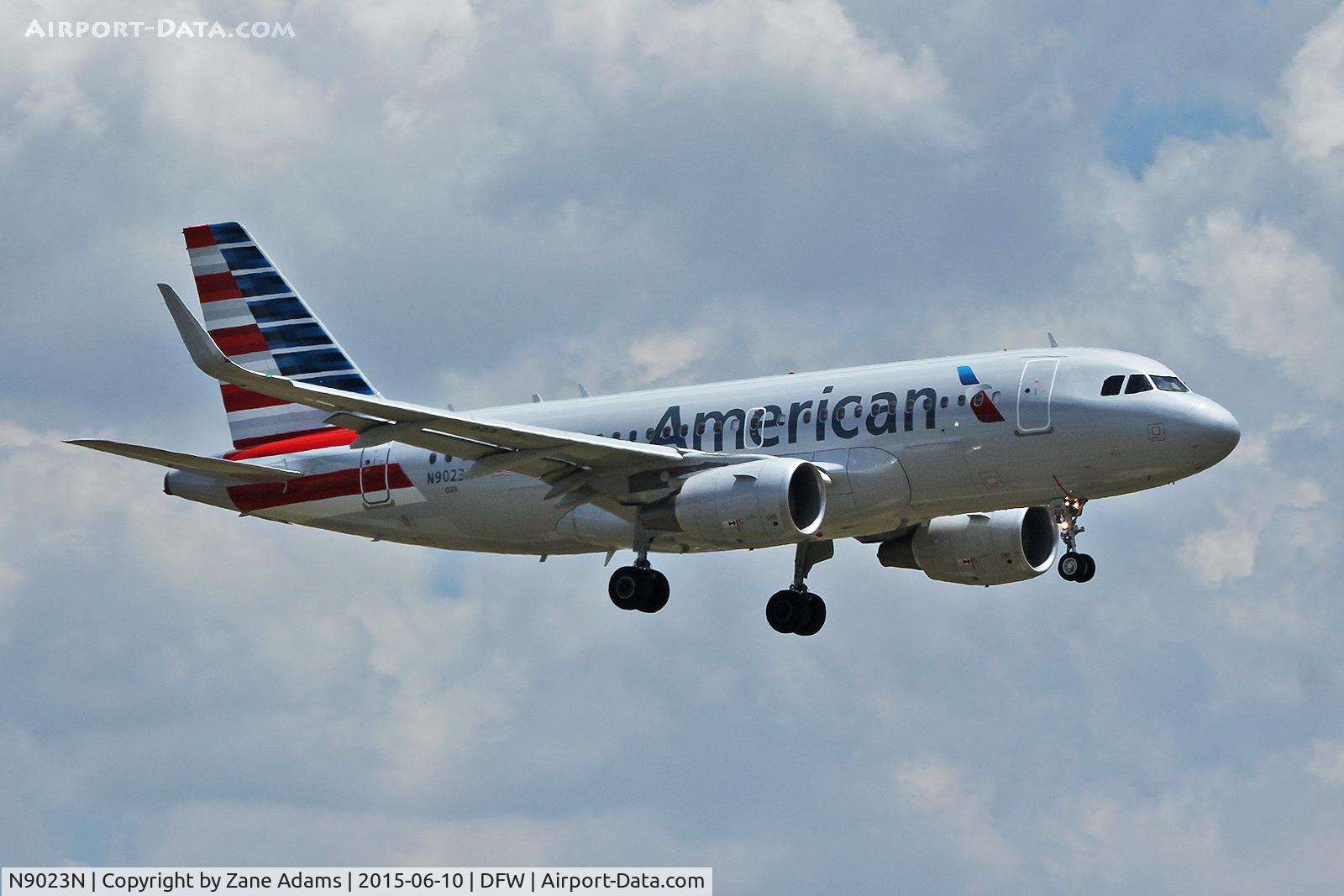 N9023N, 2014 Airbus A319-115 C/N 6349, At DFW Airport