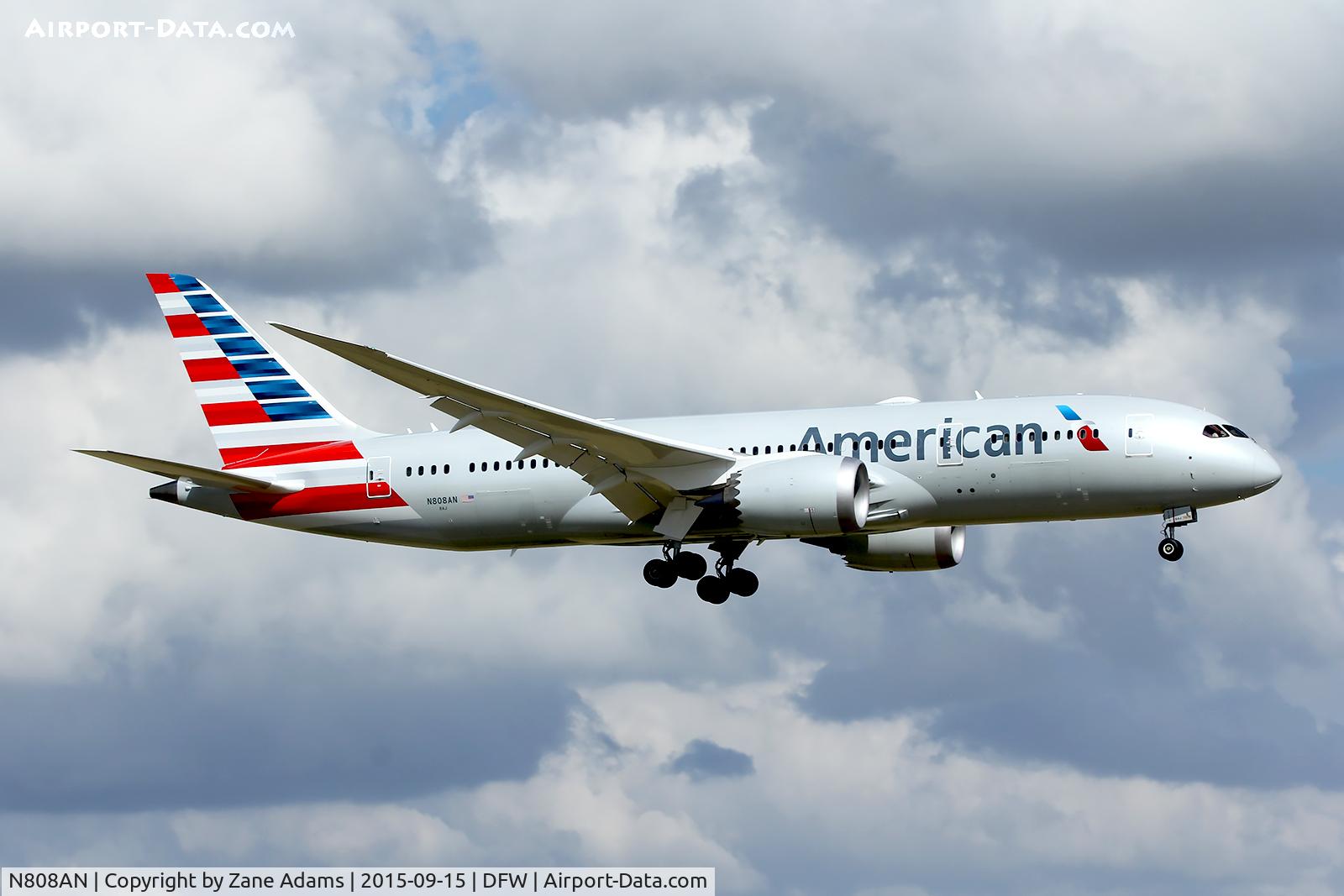N808AN, 2015 Boeing 787-8 Dreamliner C/N 40626, American Airlines 787 at DFW Airport
