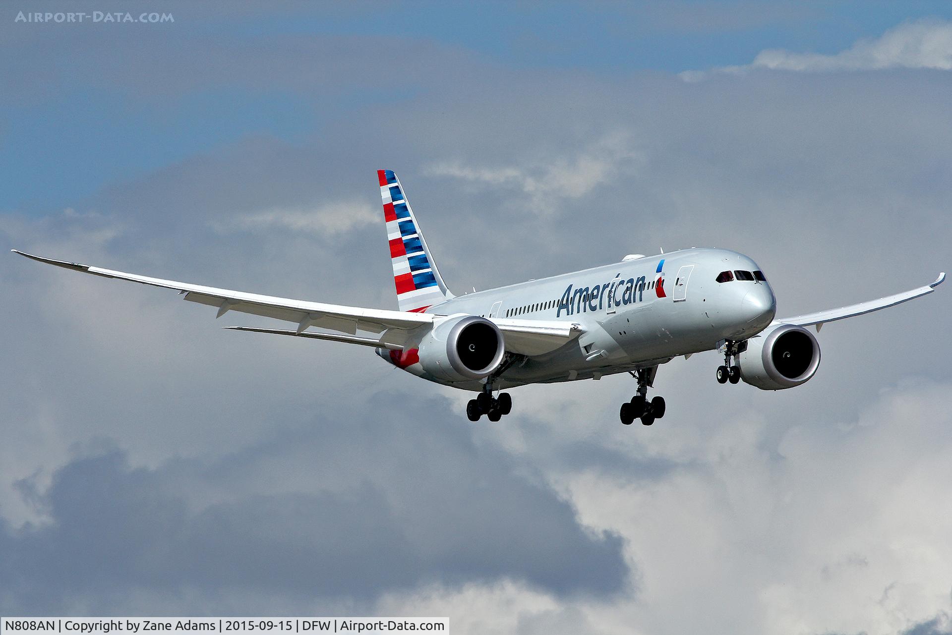 N808AN, 2015 Boeing 787-8 Dreamliner C/N 40626, At DFW Airport