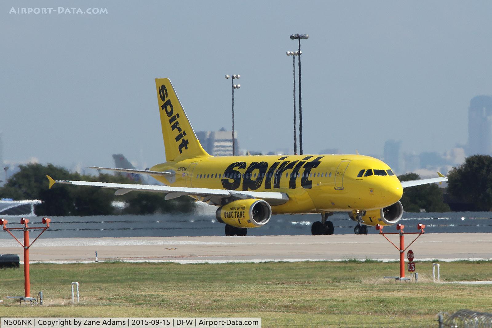 N506NK, 2005 Airbus A319-132 C/N 2490, At DFW Airport