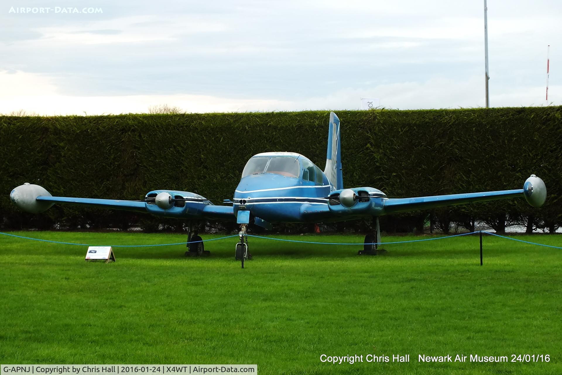 G-APNJ, Cessna 310 C/N 35335, at the Newark Air Museum