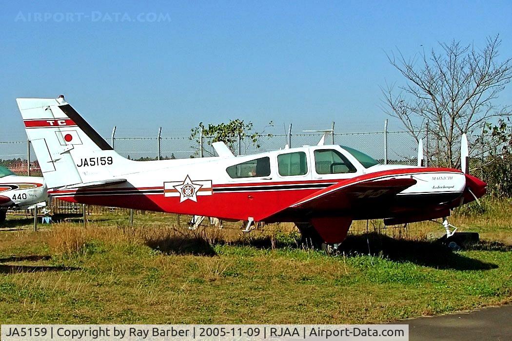 JA5159, Beech 56TC Turbo Baron C/N TG-77, Beech 56TC Turbo Baron [TG-77] Tokyo-Narita~JA 09/11/2005