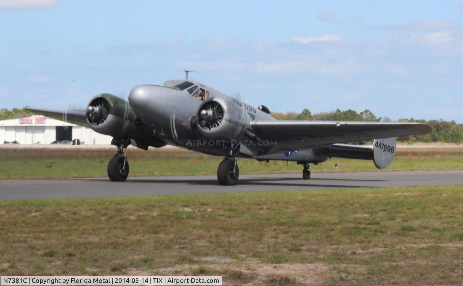 N7381C, 1944 Beech C18S C/N 8104, C-45 Expeditor