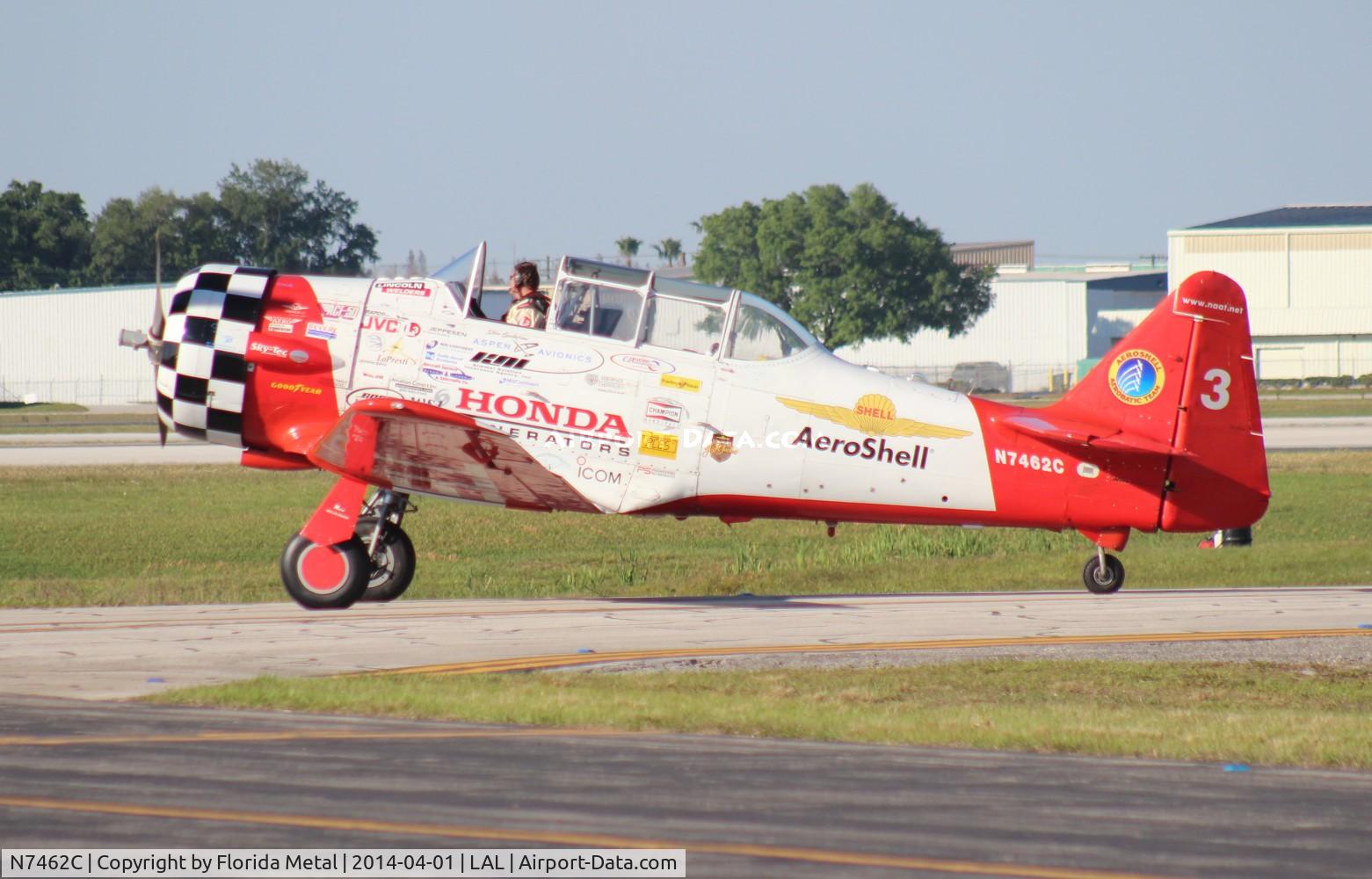 N7462C, North American AT-6B Texan C/N 121-43211, Aeroshell