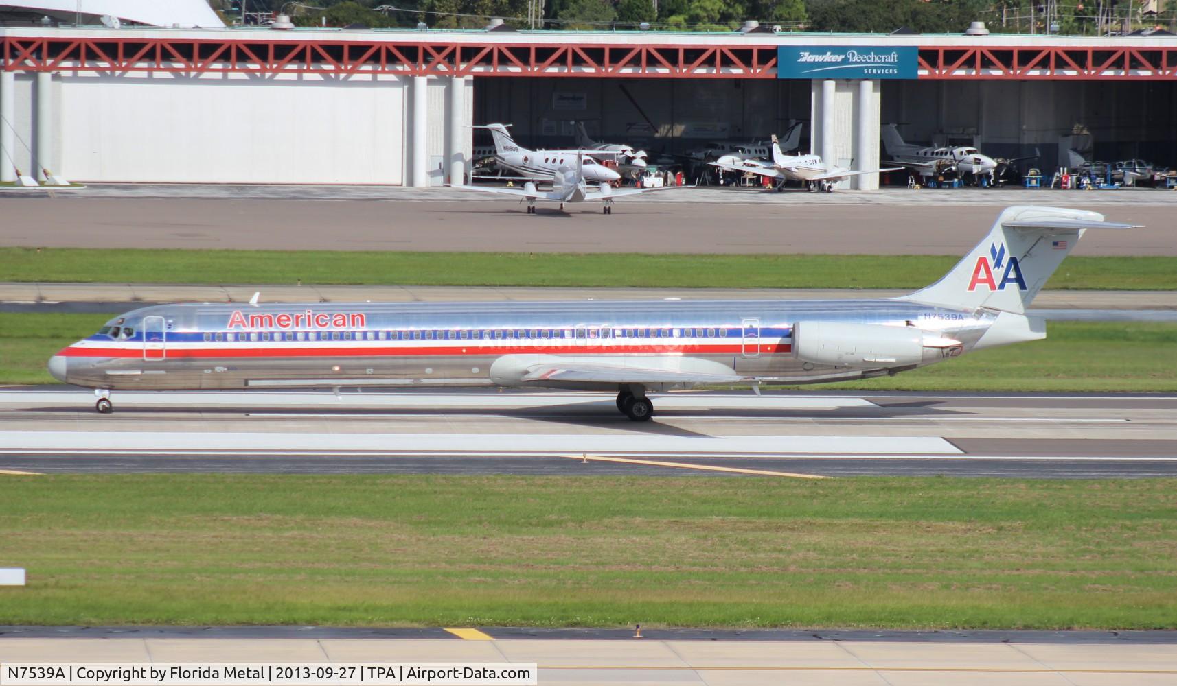 N7539A, 1990 McDonnell Douglas MD-82 (DC-9-82) C/N 49993, American