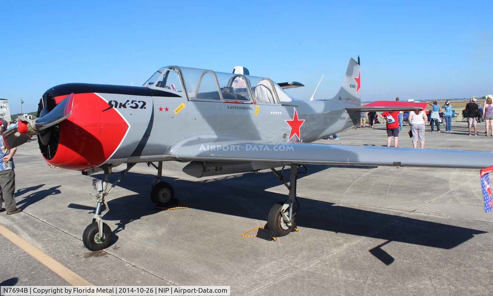 N7694B, 1996 Yakovlev Yak-52 C/N 9611906, Yak 52