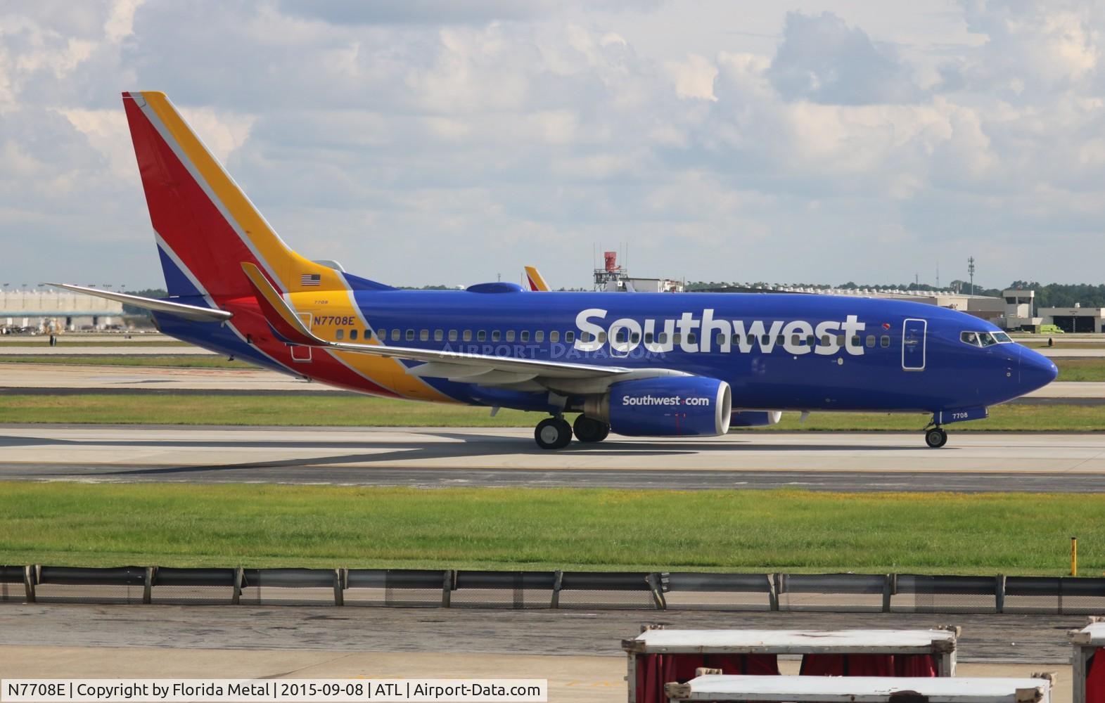 N7708E, 2004 Boeing 737-76N C/N 32652, Southwest