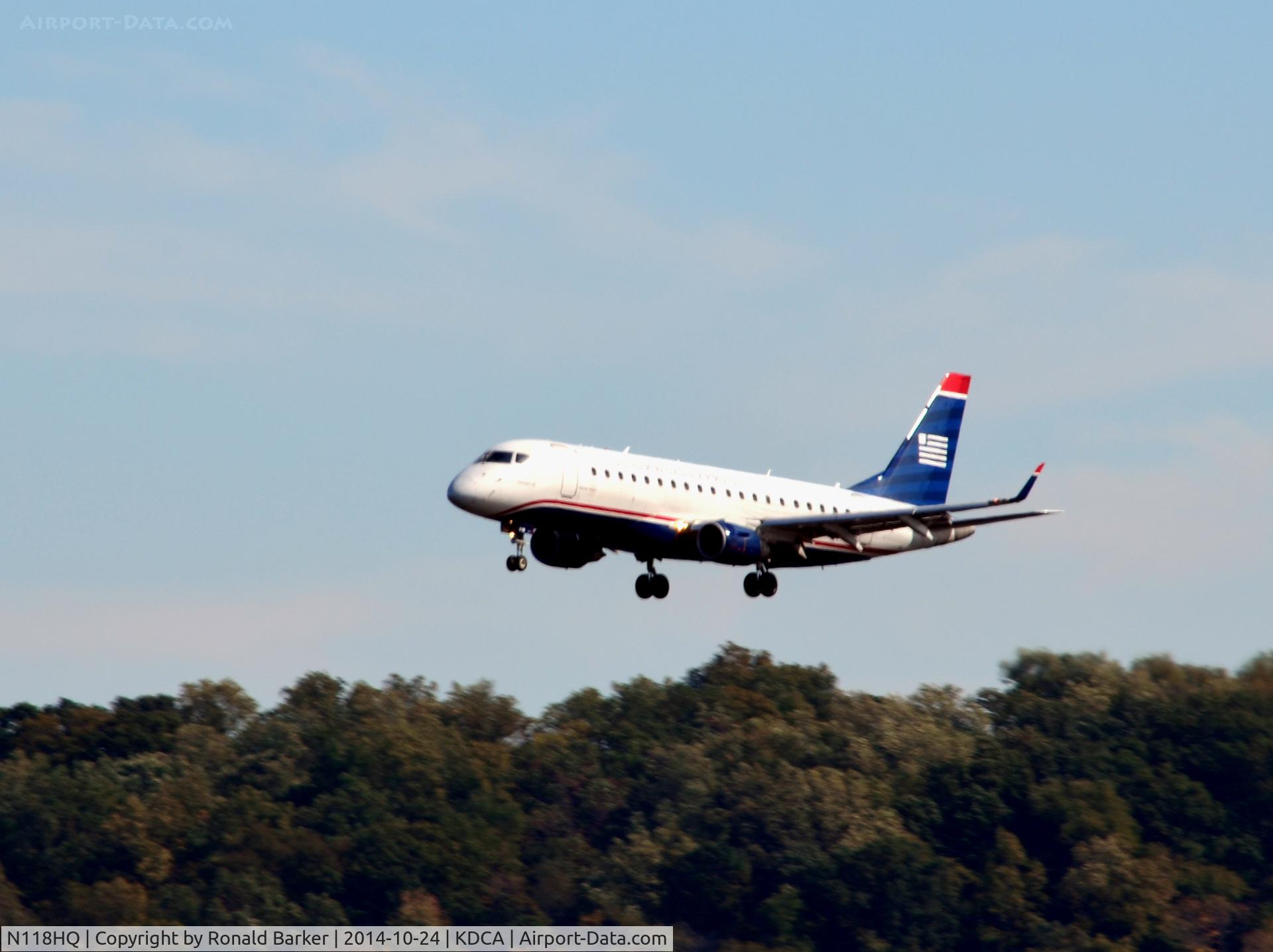 N118HQ, 2007 Embraer 175LR (ERJ-170-200LR) C/N 17000189, Short final National