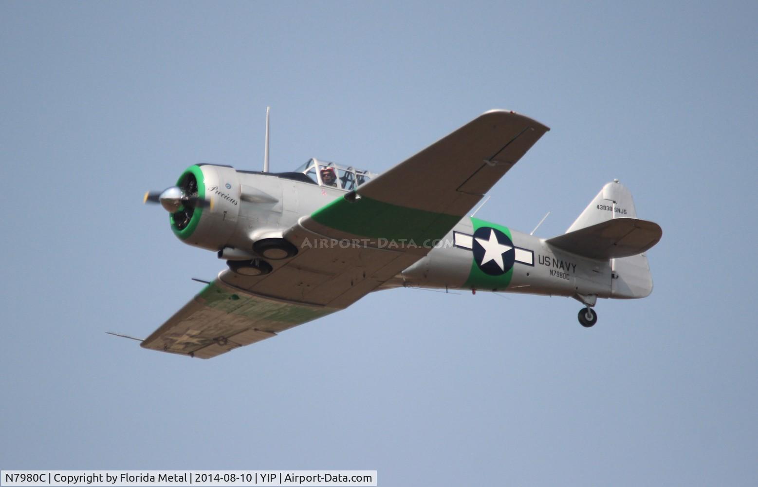 N7980C, 1943 North American SNJ-5 Texan Texan C/N 43938, SNJ-5