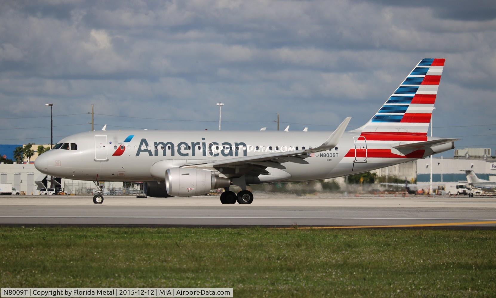 N8009T, 2013 Airbus A319-115 C/N 5788, American
