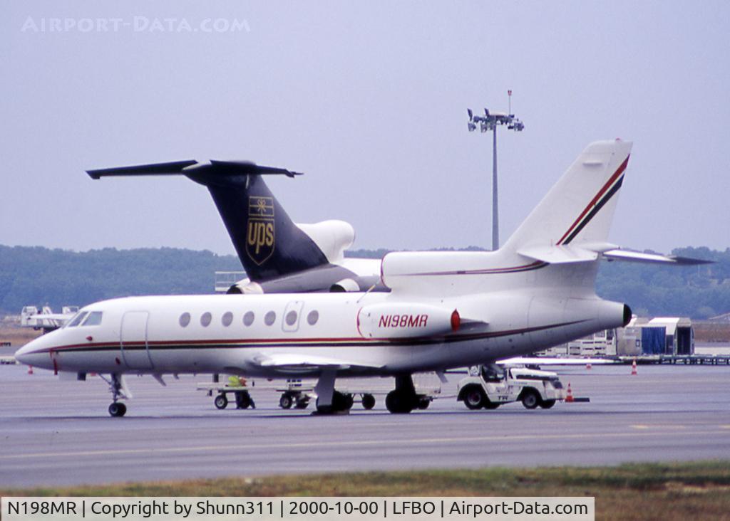 N198MR, 1984 Dassault Falcon 50 C/N 149, Parked at the General Aviation area...