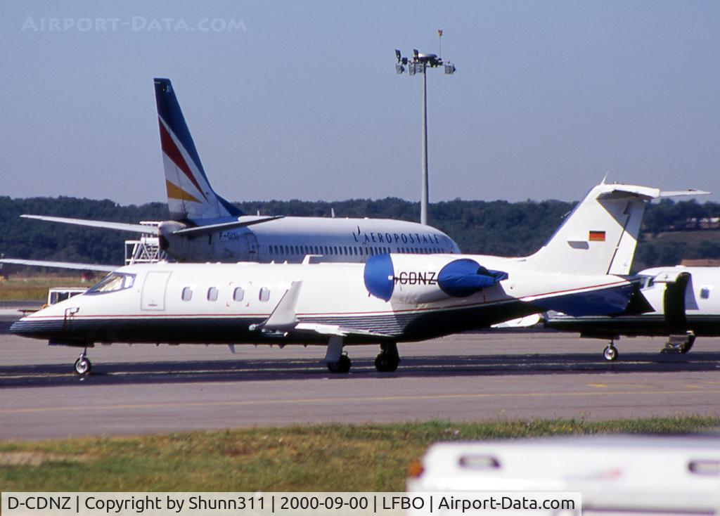 D-CDNZ, 1999 Learjet 60 C/N 60-161, Parked at the General Aviation area...