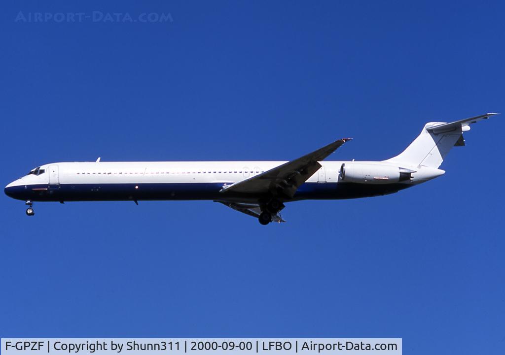 F-GPZF, 1985 McDonnell Douglas MD-82 (DC-9-82) C/N 49164, Landing rwy 33L