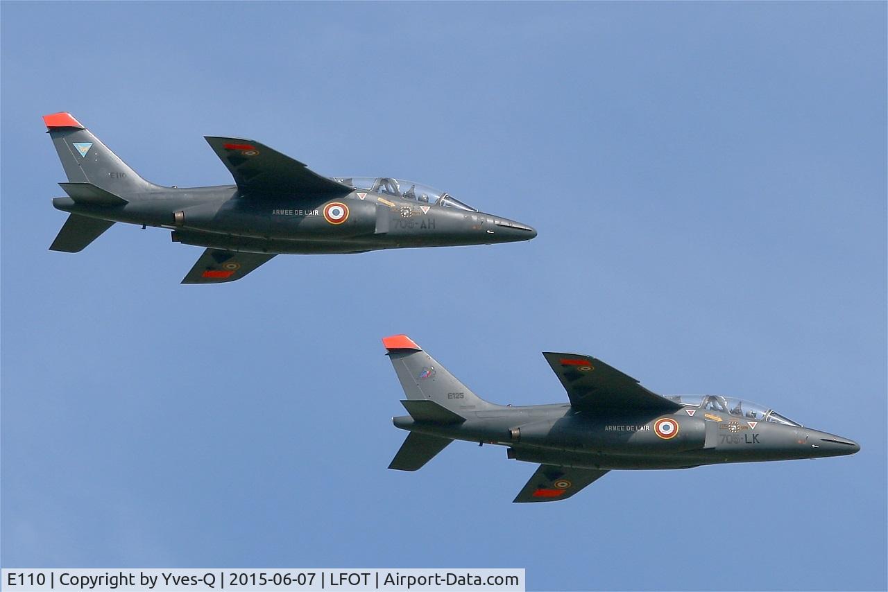 E110, Dassault-Dornier Alpha Jet E C/N E110, Dassault-Dornier Alpha Jet E (705-AH), On display, Tours-St Symphorien Air Base 705 (LFOT-TUF) Open day 2015