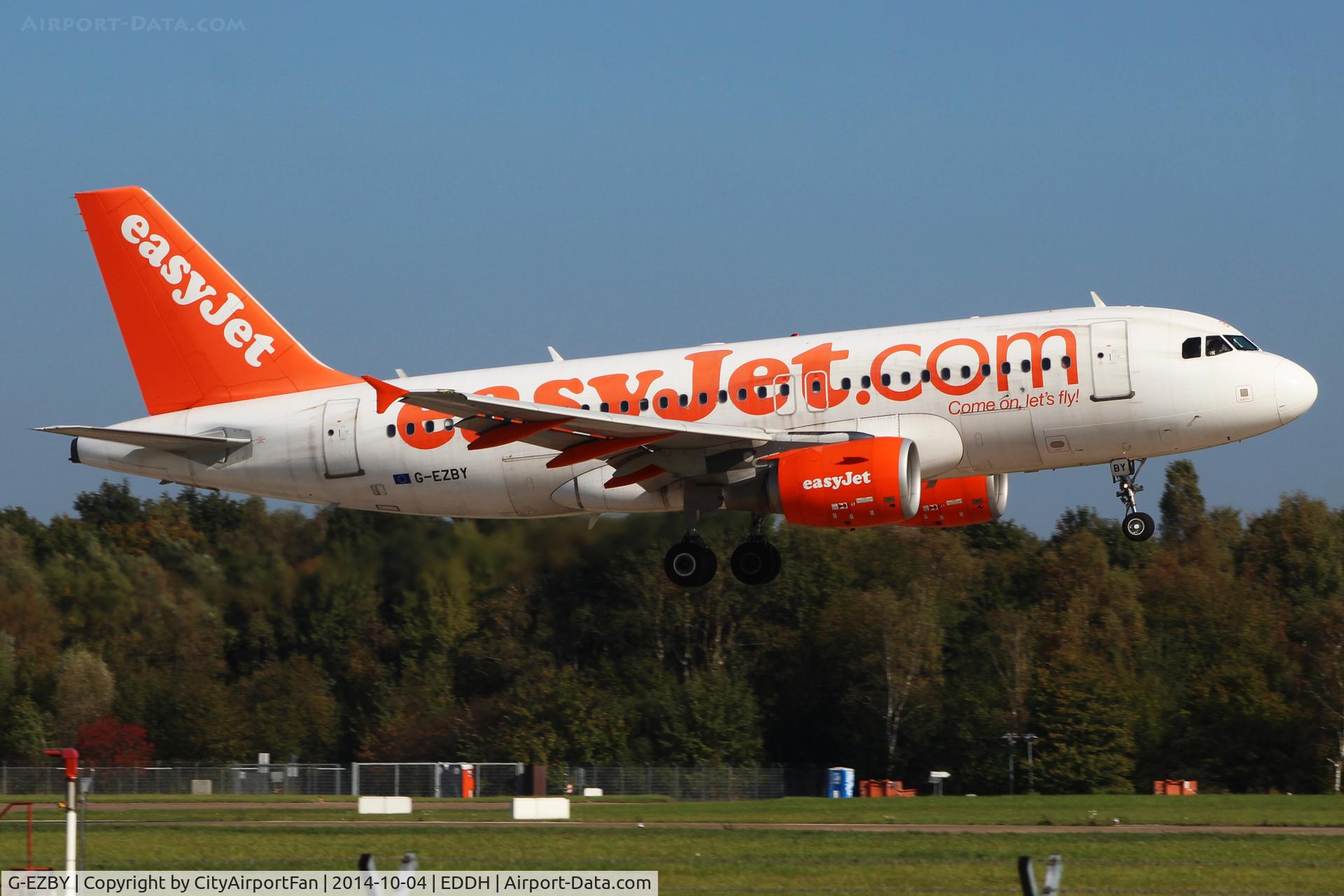 G-EZBY, 2007 Airbus A319-111 C/N 3176, EasyJet (EZY/U2)