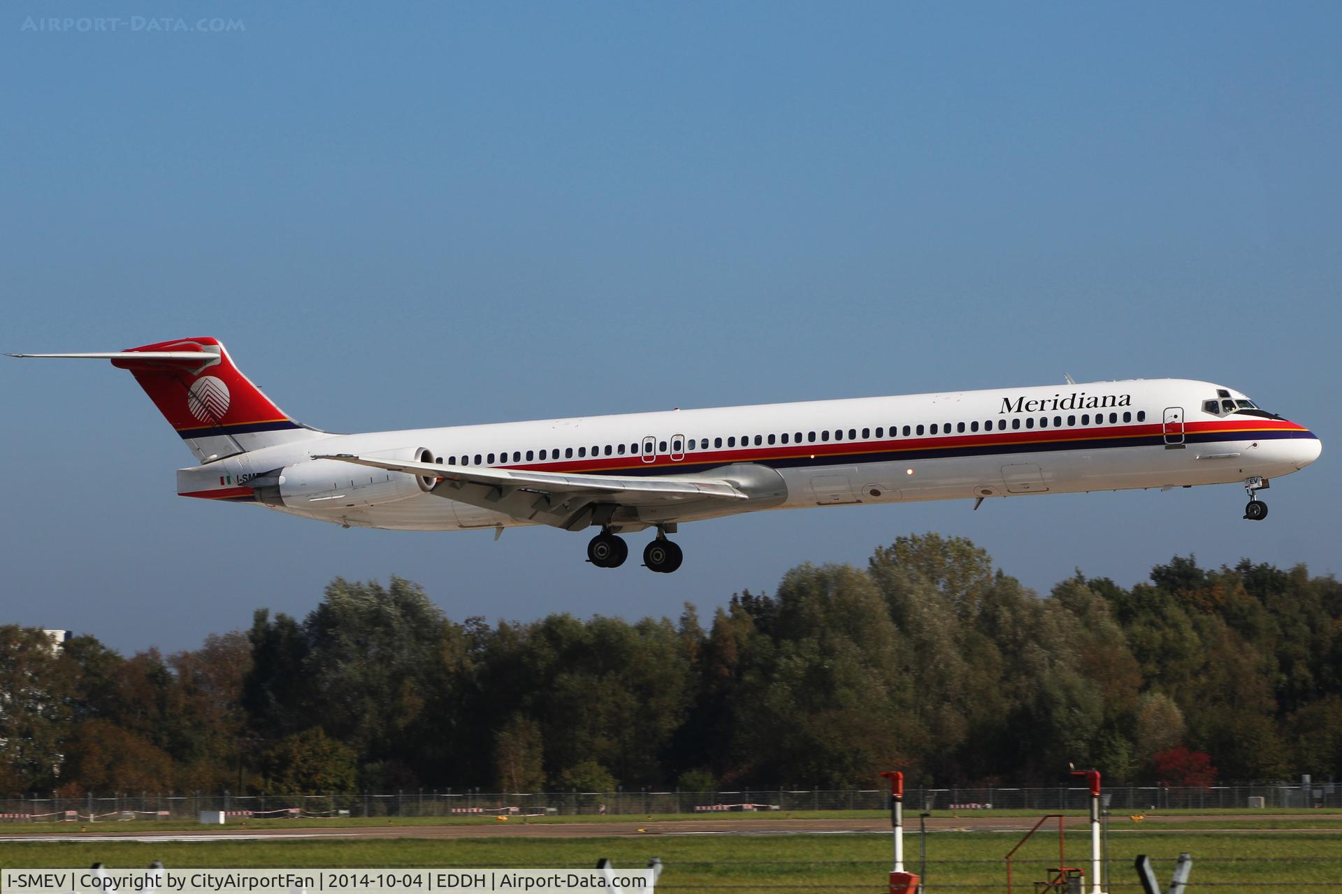 I-SMEV, 1988 McDonnell Douglas MD-82 (DC-9-82) C/N 49669, Meridiana (ISS/IG)