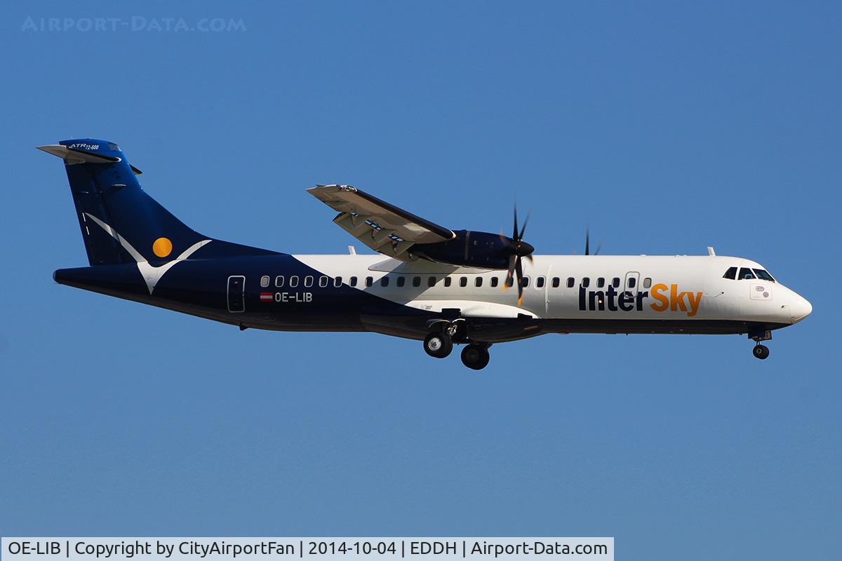 OE-LIB, 2012 ATR N700SV C/N 1038, Intersky (ISK/3L)