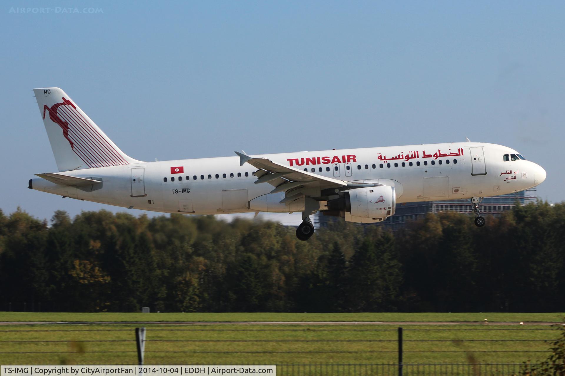 TS-IMG, 1992 Airbus A320-211 C/N 0390, Tunisair (TAR/TU)