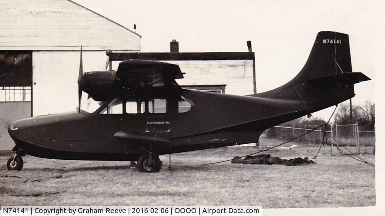 N74141, Aquaflight Aqua 2 C/N 0000, Recently discovered photograph.