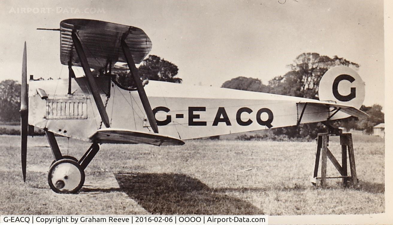 G-EACQ, Avro 534 Baby C/N 534/1, Recently discovered photograph.