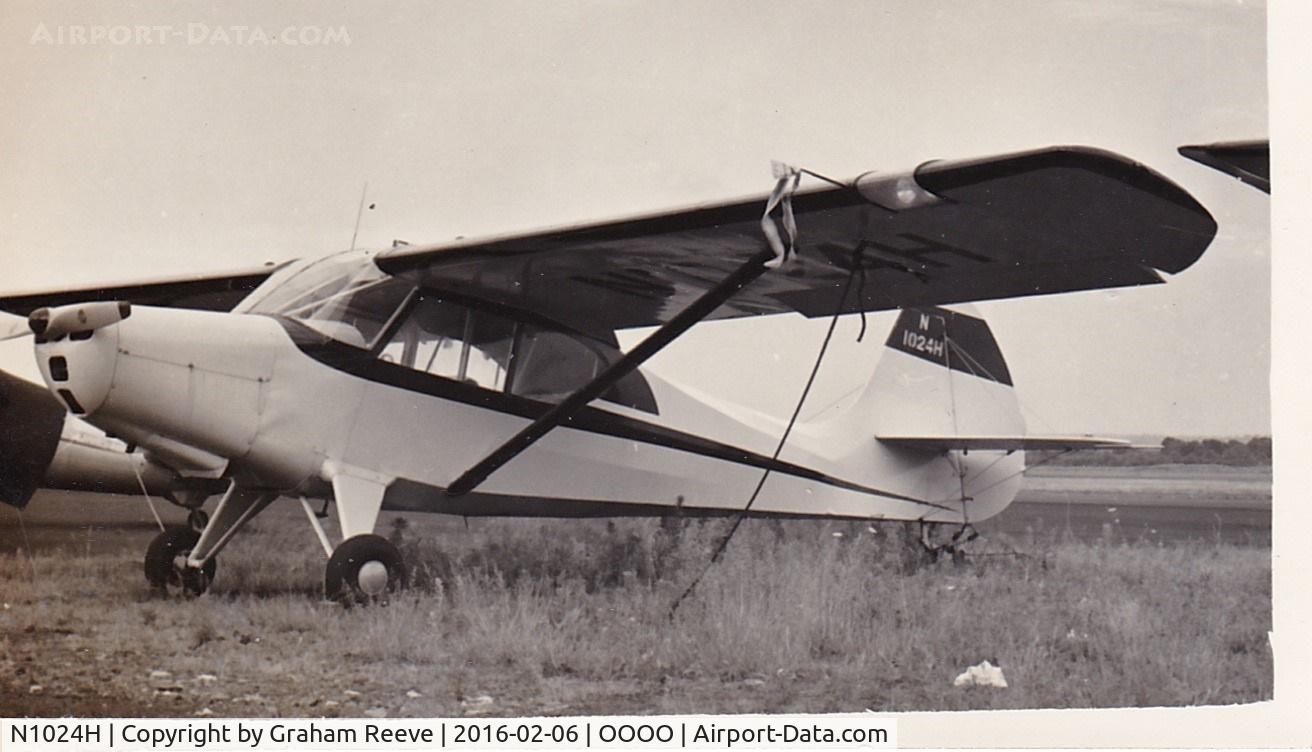 N1024H, Aeronca 15AC Sedan C/N 15AC26, Recently discovered photograph.