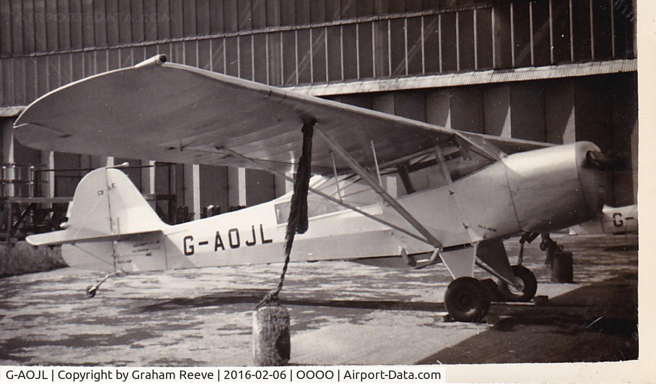 G-AOJL, Taylorcraft J Auster 5 C/N 1791, Recently discovered photograph.
