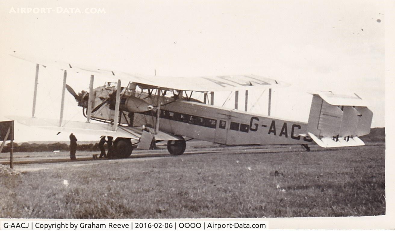 G-AACJ, Armstrong Whitworth Argosy II C/N AWA364, Recently discovered photograph.