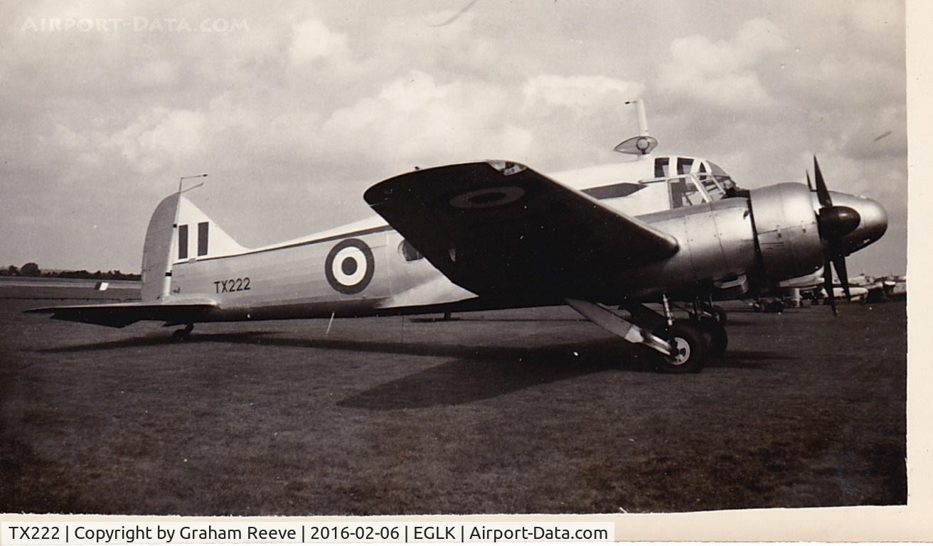 TX222, Avro Anson C19 C/N 0000, Recently discovered photograph taken at Blackbushe in 1956.