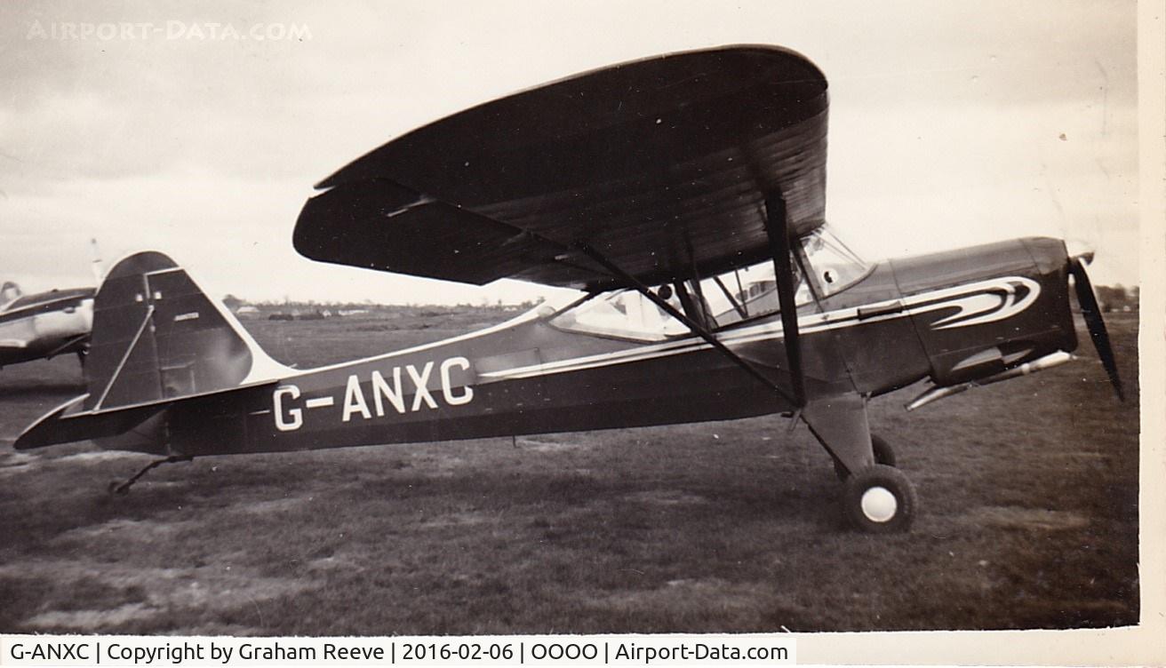 G-ANXC, 1953 Auster J-5R Alpine C/N 3135, Recently discovered photograph.