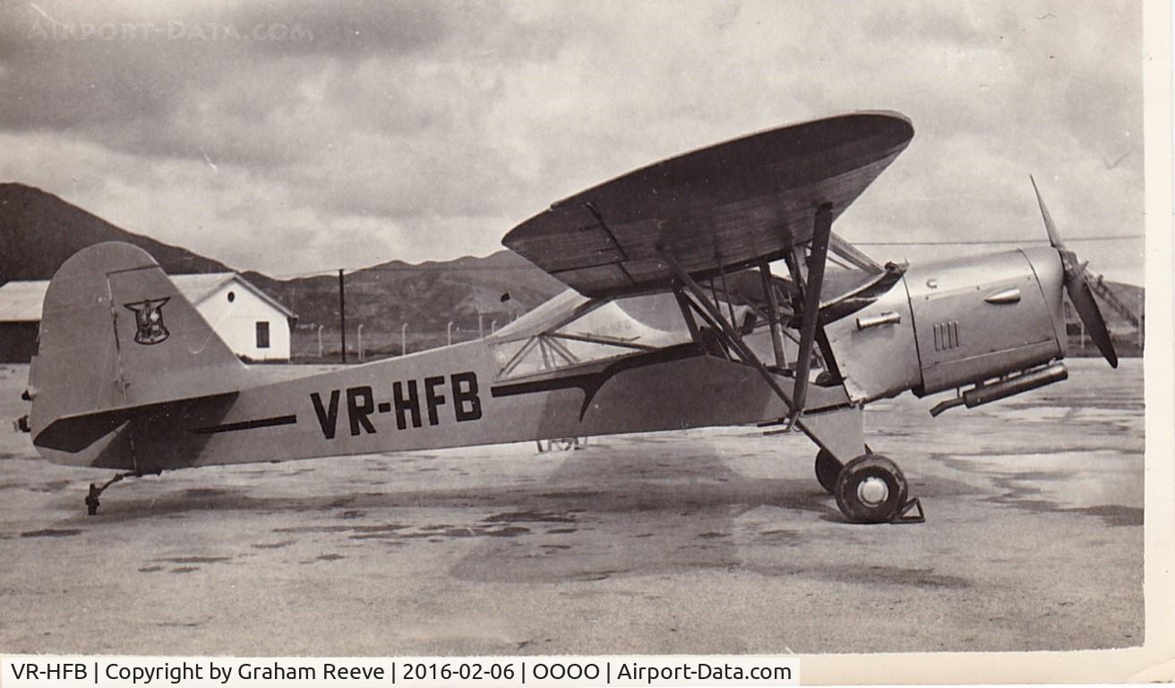 VR-HFB, Auster 5B C/N 0000, Recently discovered photograph.