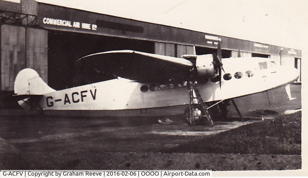 G-ACFV, 1935 Avro 642/2M C/N 642, Recently discovered photograph.