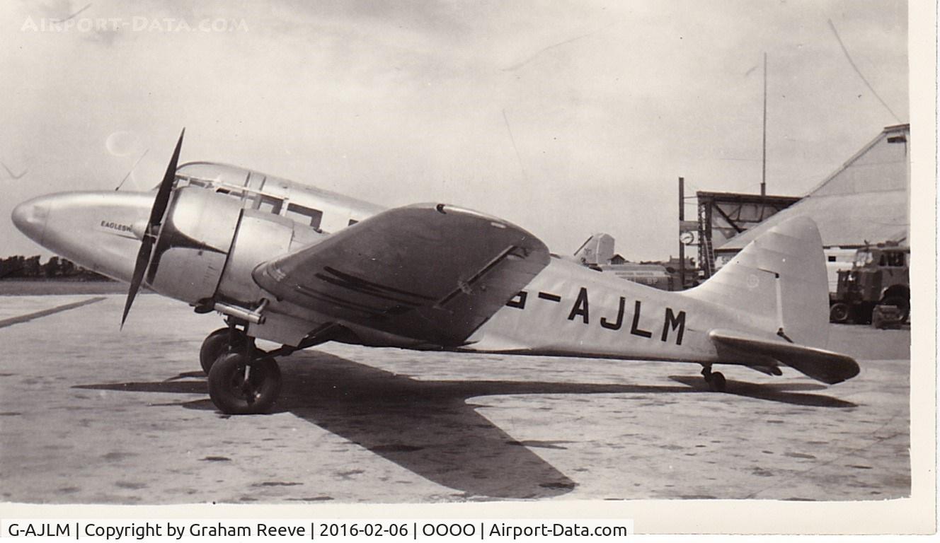 G-AJLM, 1947 Airspeed AS.65 Consul C/N 5131, Recently discovered photograph.