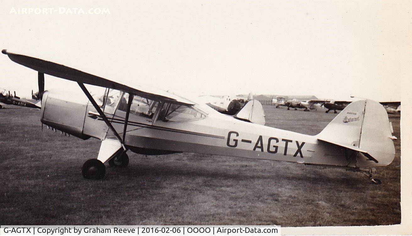 G-AGTX, 1945 Auster J-1 Autocrat C/N 1840, Recently discovered photograph.
