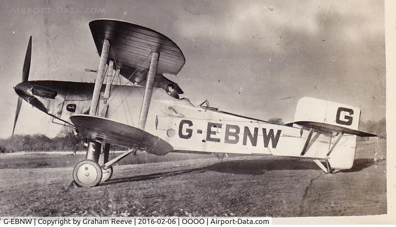 G-EBNW, 1926 Avro 571 Buffalo II C/N R3/BTC/30021, Recently discovered photograph.